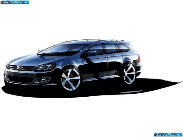 2010 Volkswagen Golf Variant - фотография 45 из 47