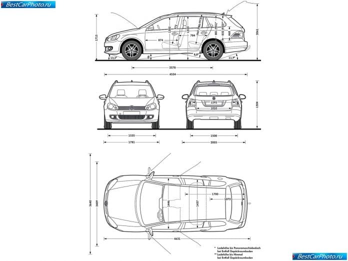 2010 Volkswagen Golf Variant - фотография 47 из 47