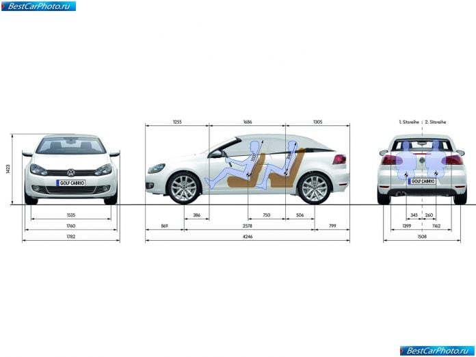 2012 Volkswagen Golf Cabriolet - фотография 110 из 111
