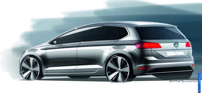 2013 Volkswagen Golf Sportsvan Concept - фотография 17 из 17