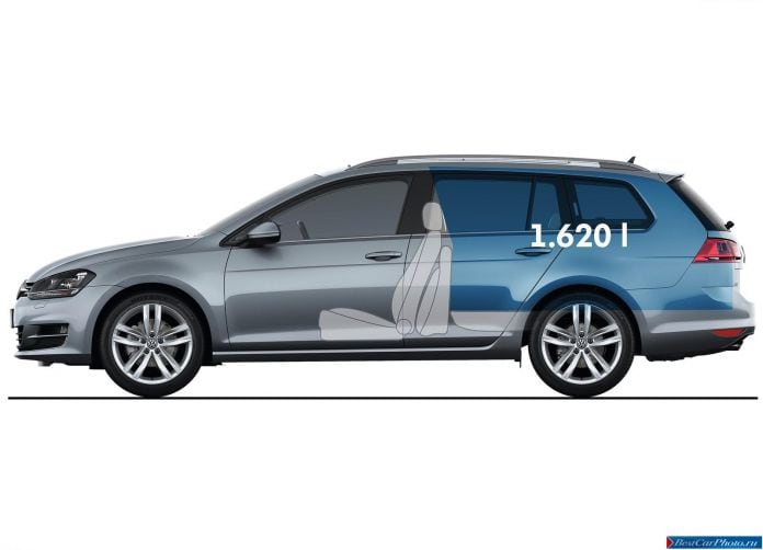 2014 Volkswagen Golf Variant - фотография 43 из 54