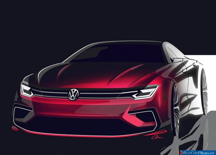 2014 Volkswagen New MidSize Coupe Concept - фотография 14 из 23