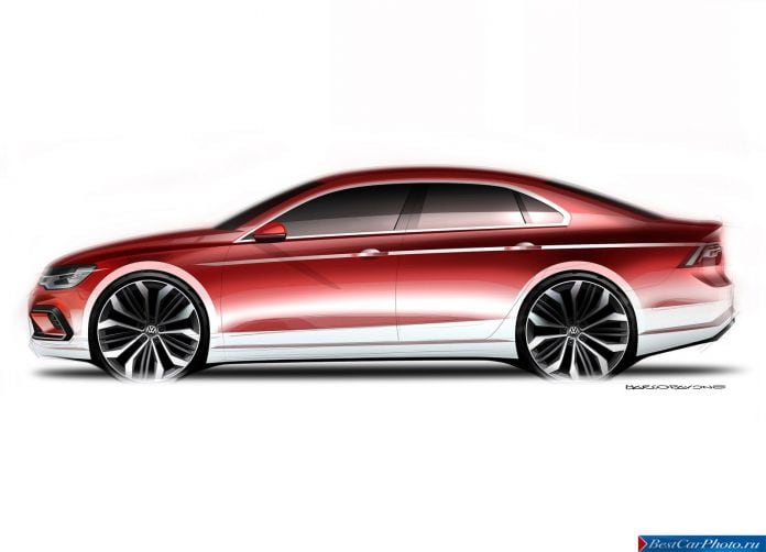 2014 Volkswagen New MidSize Coupe Concept - фотография 18 из 23