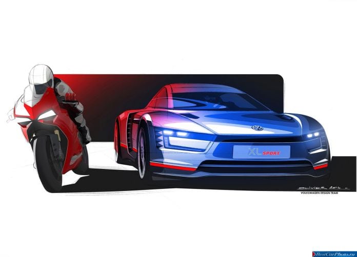2014 Volkswagen XL Sport Concept - фотография 34 из 35 2014 Volkswagen XL Sport Concept - фотография 34 из 35