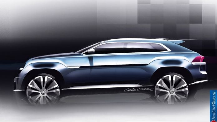 2015 Volkswagen Cross Coupe GTE Concept - фотография 17 из 43