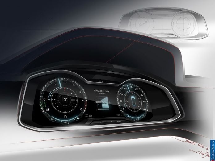 2015 Volkswagen Cross Coupe GTE Concept - фотография 38 из 43