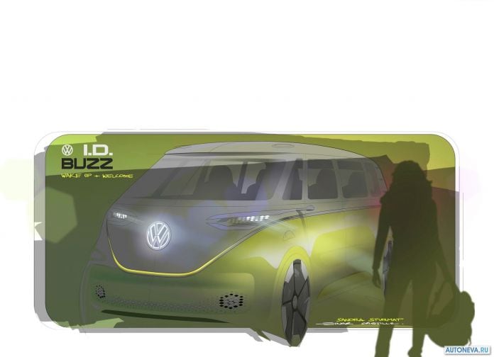 2017 Volkswagen ID Buzz Concept - фотография 44 из 51 2017 Volkswagen ID Buzz Concept - фотография 44 из 51