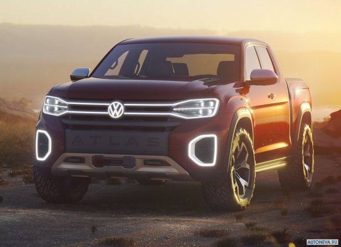 2018 Volkswagen Atlas Tanoak Pickup Concept - фотография 1 из 6