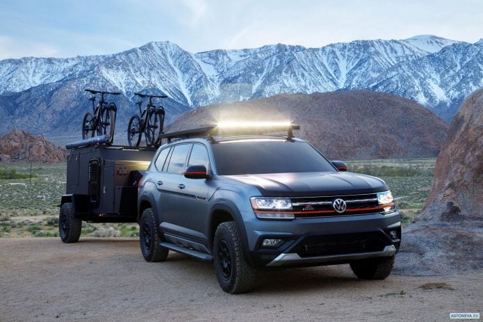 2019 Volkswagen Atlas Basecamp Concept - фотография 1 из 24 2019 Volkswagen Atlas Basecamp Concept - фотография 1 из 24