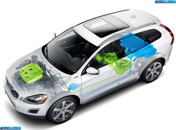 2012 Volvo XC60 plug-in hybrid concept - фотография 17 из 21